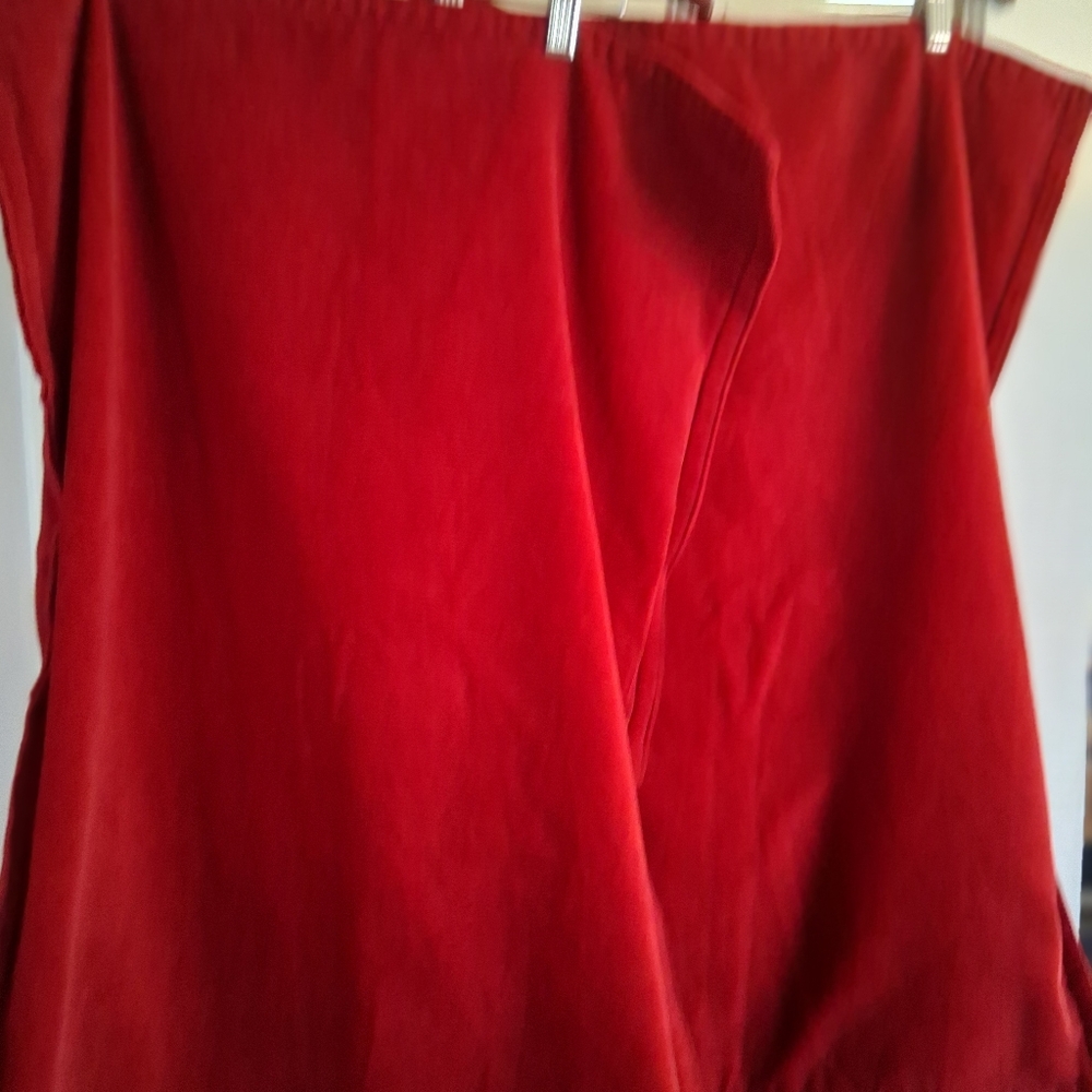 Ralph Lauren Burgundy Red Corduroy Pillow Shams Standard